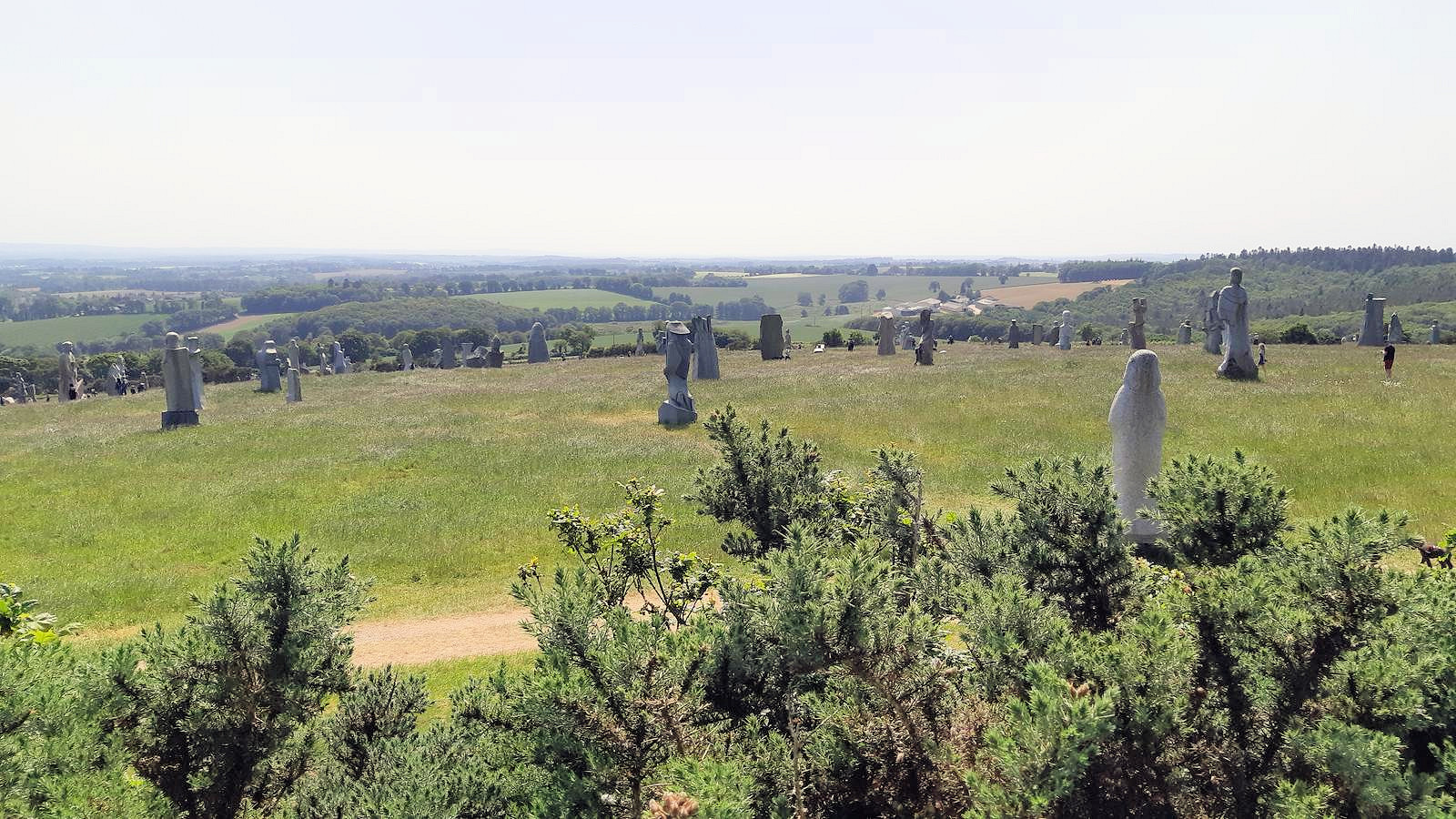 La vallée des saints à Carnoët